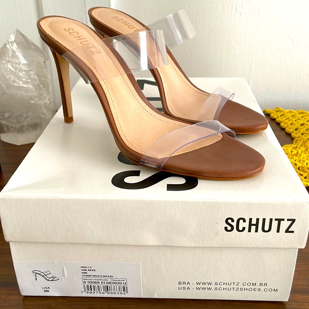 Schutz Ariella Nude Sandals